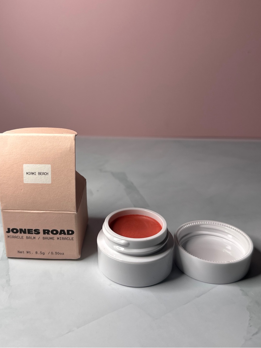 Jones Road Cream Blush — Warm Coral Peach Miami Beach